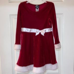 Pink & violet brand Santa dress size 6